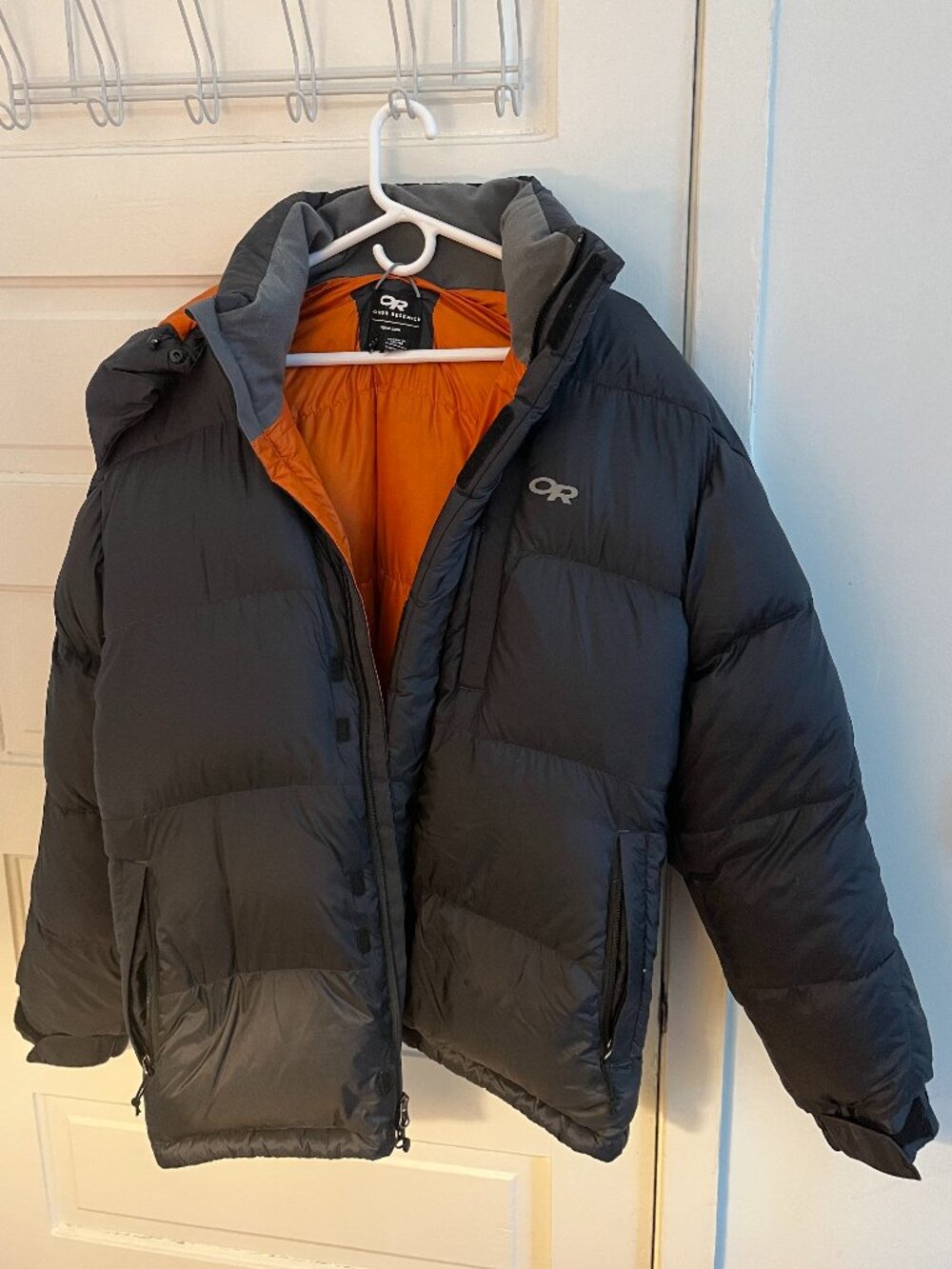 Men’s Outdoor Research Megaplume Jacket Black L VGUC